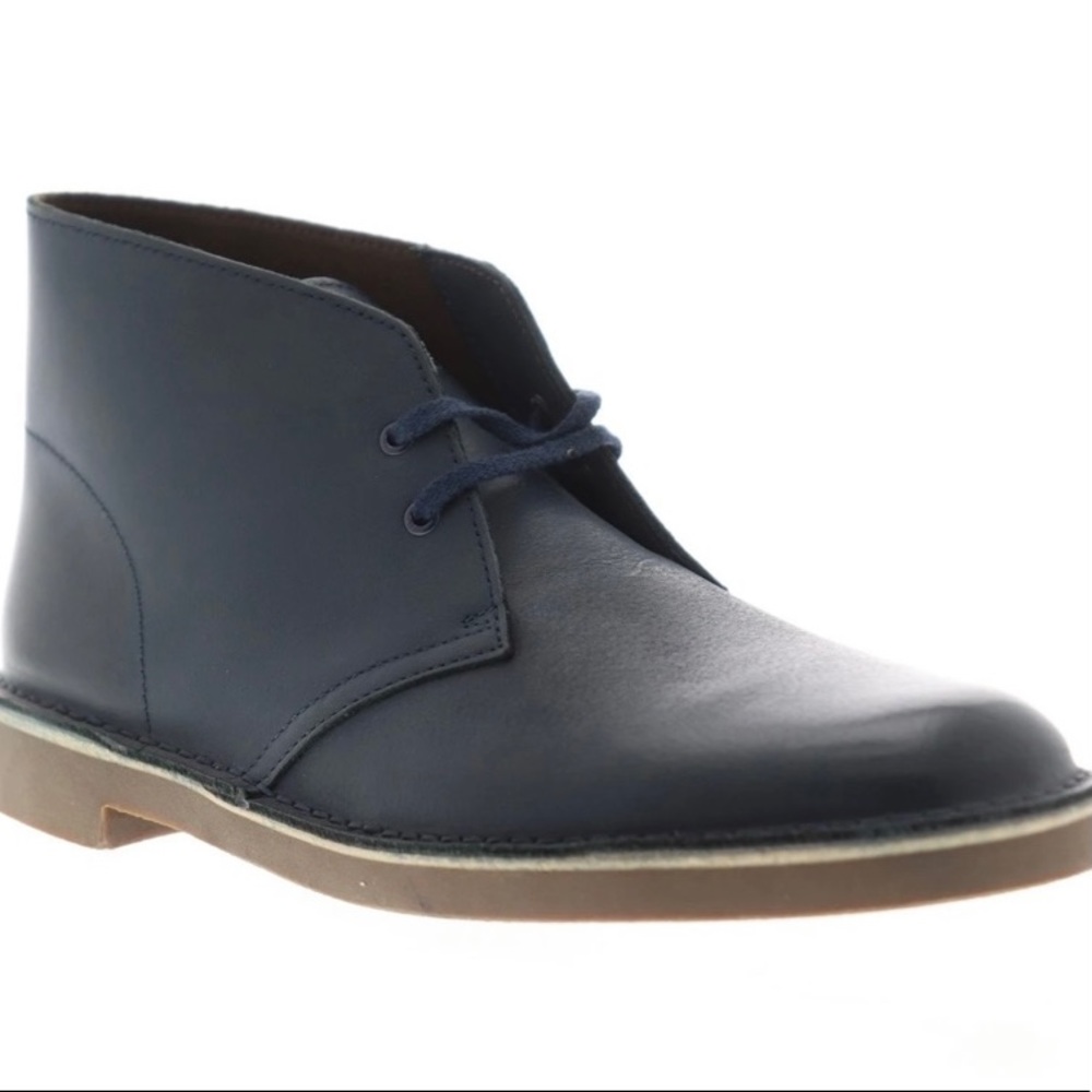 Clark's Bushacre 2 Navy Leather Men's